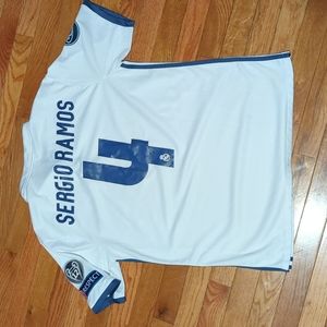 Adidas Real Madrid Champions League Jersey Sergio Ramos 4 Men's Medium